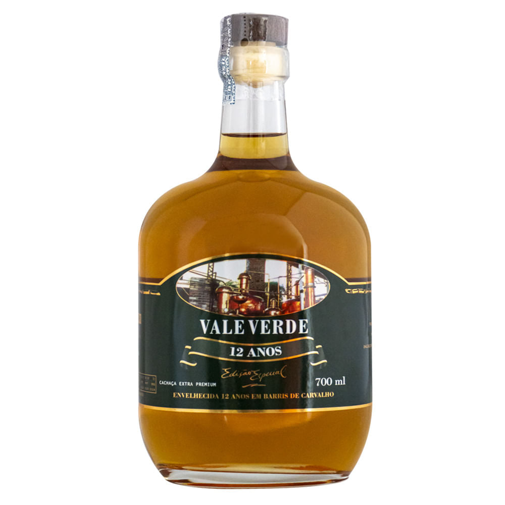 Cachaça Vale Verde Edição Especial 12 Anos GP 700ml