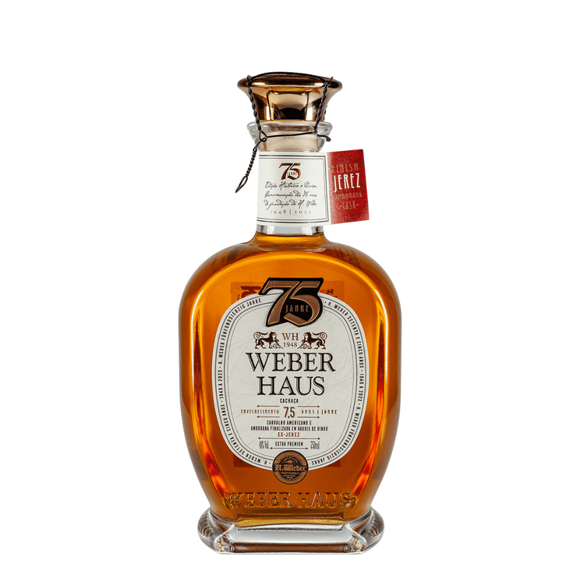 Cachaça Weber Haus Extra Premium 7,5 Anos 750ml