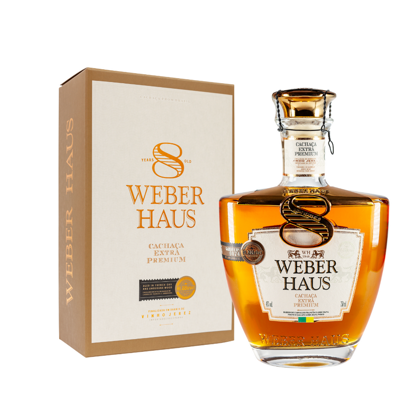 Cachaça Weber Haus Extra Premium 8 Anos 750ml