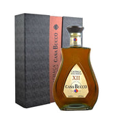 Kit Presente Cachaça Casa Bucco 12 Anos com Taça 700ml